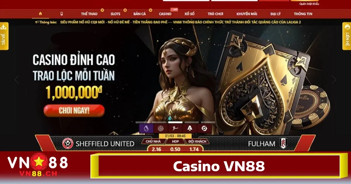 VN88 - Link Vào VN88.Com Cá Cược Thể Thao, Casino Uy Tín 27 Không khí cá cược hấp dẫn và cực kỳ lôi cuốn tại Casino VN88 chắc chắn sẽ làm kích thích sự hứng thú của người chơi.